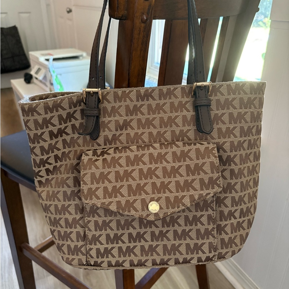 Michael Kors Brown Logo Tote